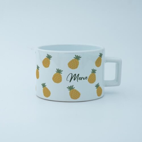 Ananas Desenli Fincan - Görsel 3