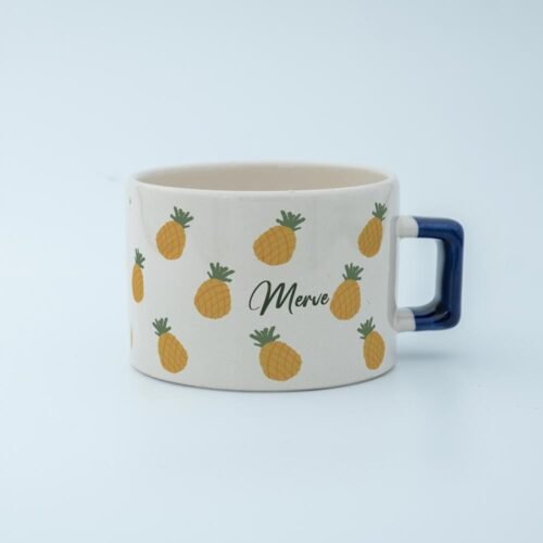 Ananas Desenli Fincan - Görsel 6