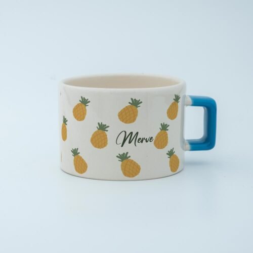 Ananas Desenli Fincan - Görsel 7