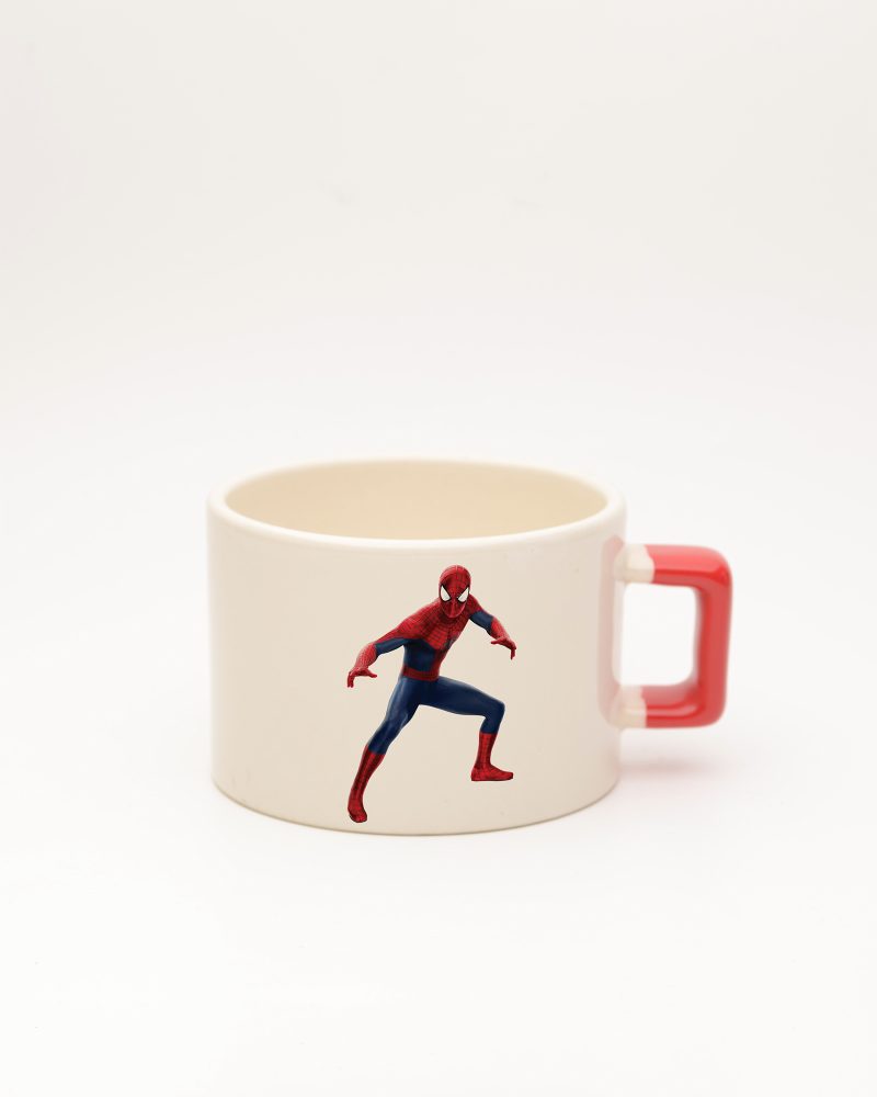 Kırmızı kulplu İsimli Spiderman Fincan 1, ön yüz
