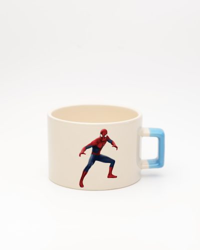 Mavi kulplu İsimli Spiderman Fincan 1, ön yüz