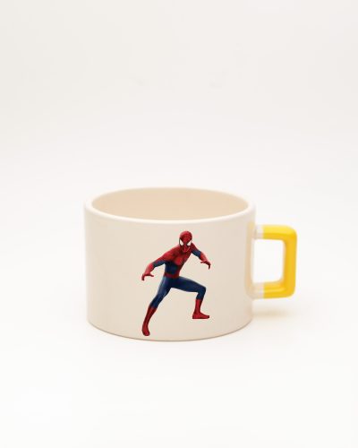 Sarı kulplu İsimli Spiderman Fincan 1, ön yüz