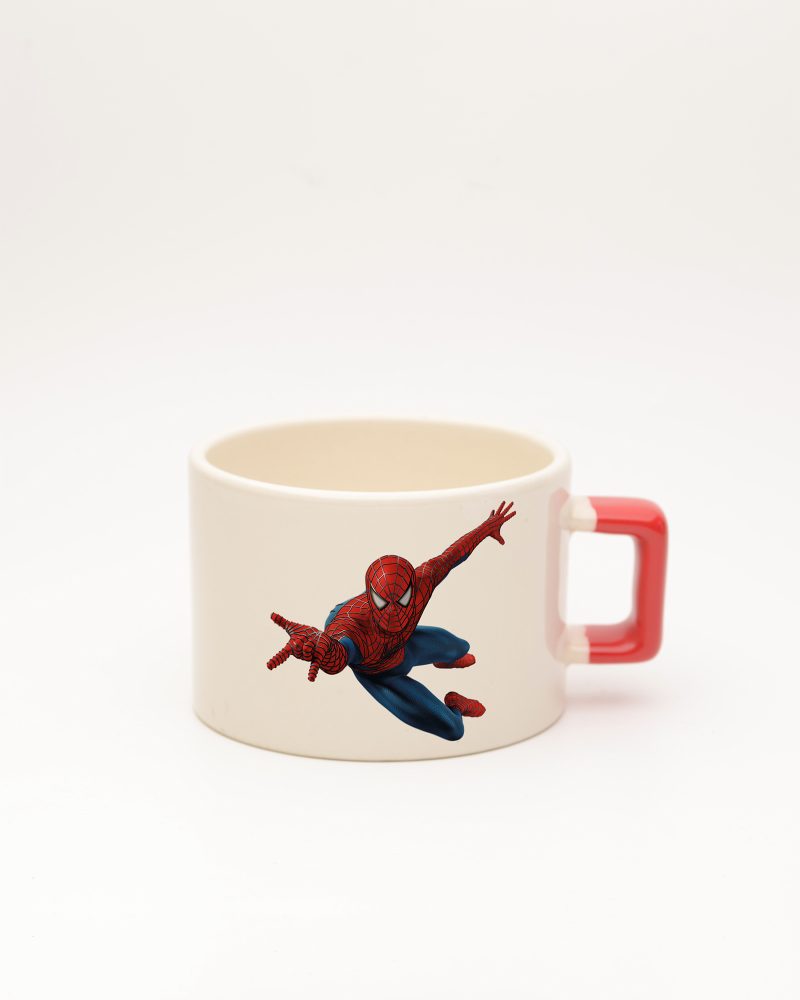 Kırmızı kulplu İsimli Spiderman Fincan 2, ön yüz