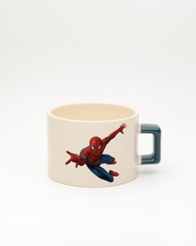 Koyu Yeşil kulplu İsimli Spiderman Fincan 2, ön yüz
