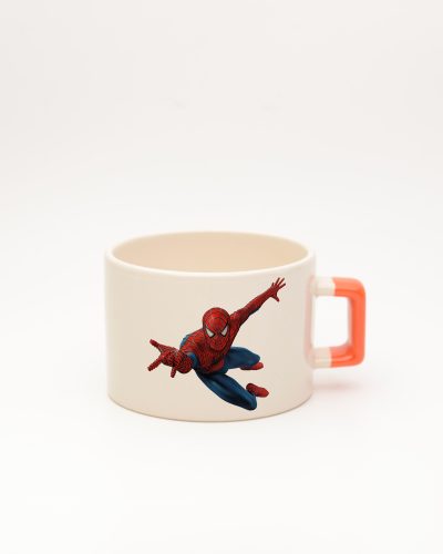 Turuncu kulplu İsimli Spiderman Fincan 2, ön yüz