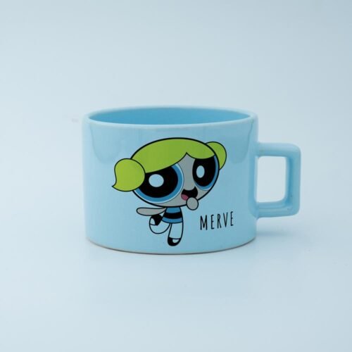 İsme Özel Bubbles Fincan - Görsel 1