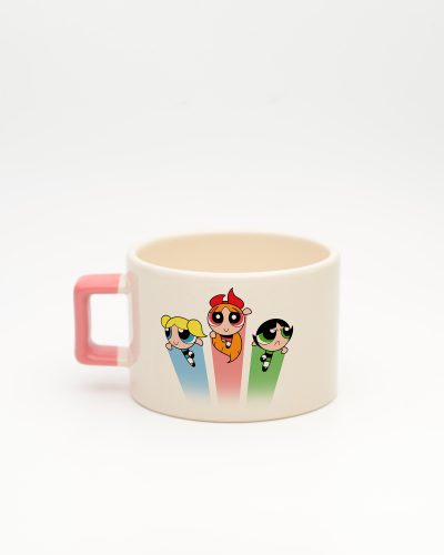 Pembe kulplu İsme Özel Buttercup Fincan, arka yüz