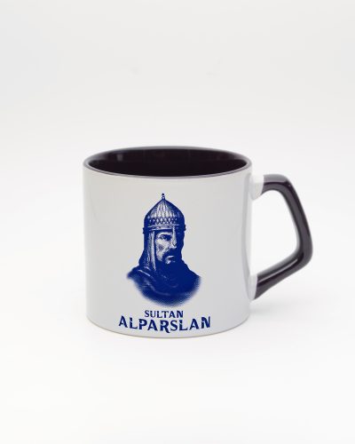 Koyu Mor kulplu ve içi koyu mor Sultan Alparslan Kupa, ön yüz