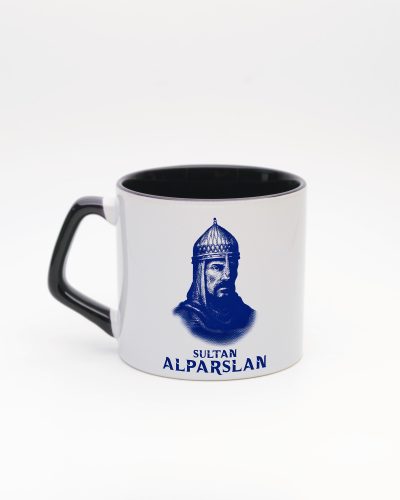 Siyah kulplu ve içi siyah Sultan Alparslan Kupa, arka yüz