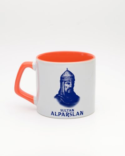 Turuncu kulplu ve içi turuncu Sultan Alparslan Kupa, arka yüz