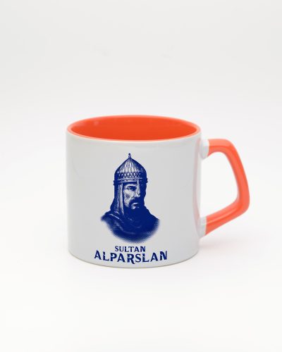 Turuncu kulplu ve içi turuncu Sultan Alparslan Kupa, ön yüz