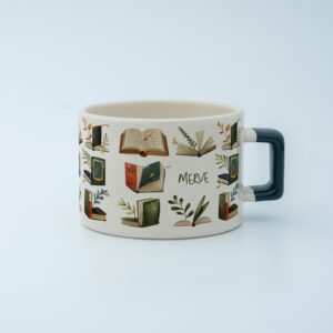 Kitap Temalı İsimli Fincan 2