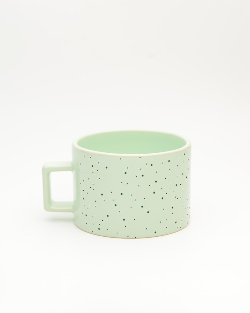 Pastel yeşil Minimalist İsimli Pastel Fincan, arka yüz