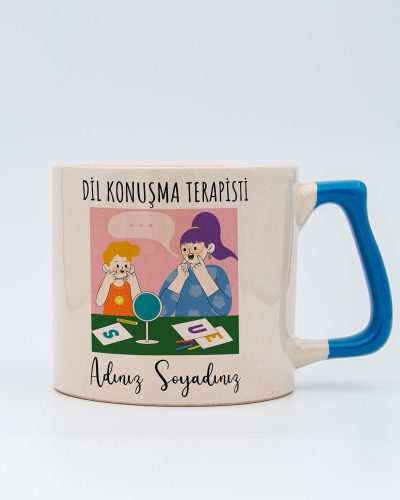 İsme Özel Dil Konuşma Terapisti kupa - Görsel 3