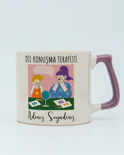 İsme Özel Dil Konuşma Terapisti kupa - Görsel 2