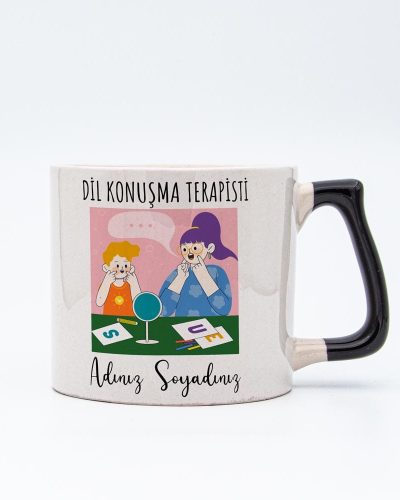 İsme Özel Dil Konuşma Terapisti kupa - Görsel 4