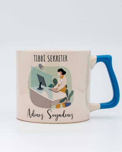 İsme Özel Tıbbi Sekreter Kupa - Görsel 4