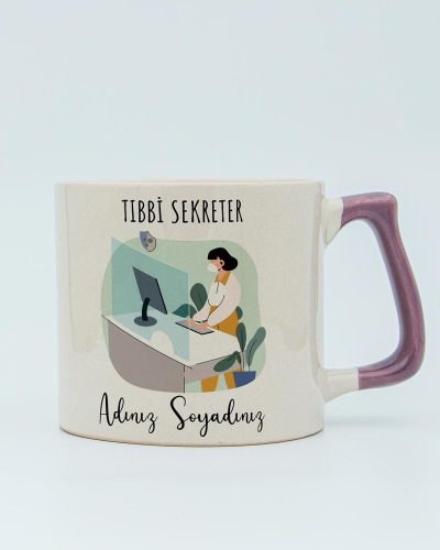 İsme Özel Tıbbi Sekreter Kupa - Görsel 3