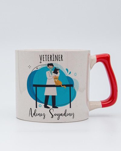 İsme Özel Veteriner Kupa - Görsel 3