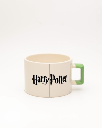 Açık Yeşil kulplu Harry Potter Silüet Fincan, ön yüz