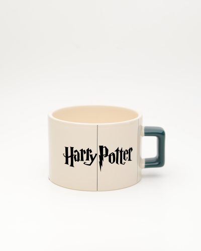 Koyu Yeşil kulplu Harry Potter Silüet Fincan, ön yüz