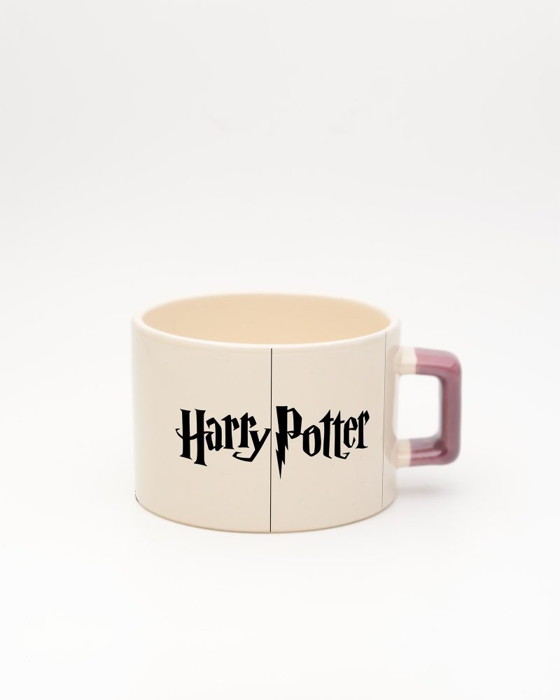 Mor kulplu Harry Potter Silüet Fincan, ön yüz