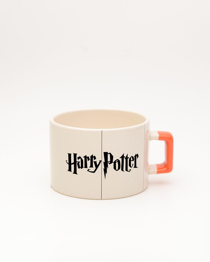 Turuncu kulplu Harry Potter Silüet Fincan, ön yüz