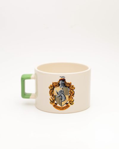 Açık Yeşil kulplu Hufflepuff İsimli Fincan, arka yüz
