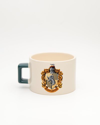 Koyu Yeşil kulplu Hufflepuff İsimli Fincan, arka yüz