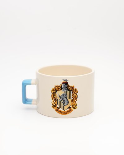 Mavi kulplu Hufflepuff İsimli Fincan, arka yüz