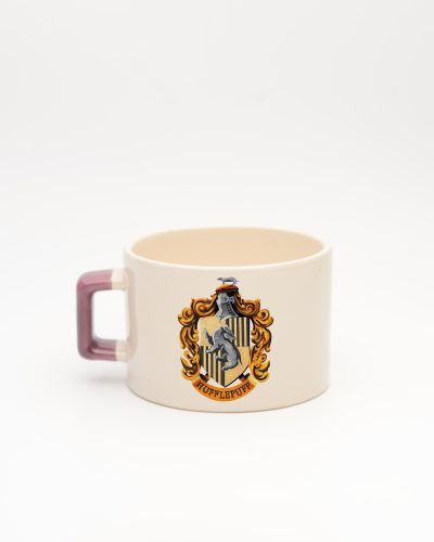 Mor kulplu Hufflepuff İsimli Fincan, arka yüz