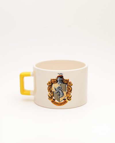 Sarı kulplu Hufflepuff İsimli Fincan, arka yüz