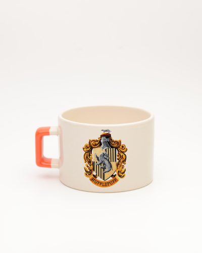 Turuncu kulplu Hufflepuff İsimli Fincan, arka yüz