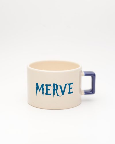 Lacivert kulplu Ravenclaw İsimli Fincan, ön yüz
