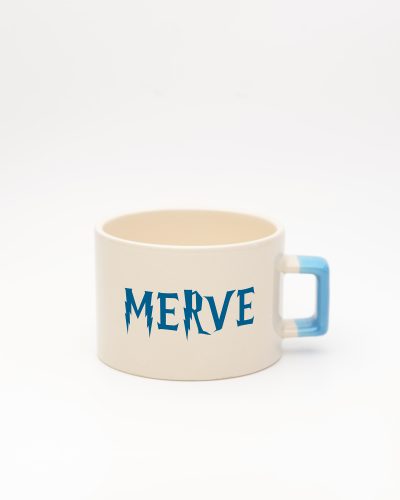 Mavi kulplu Ravenclaw İsimli Fincan, ön yüz