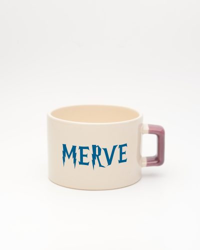 Mor kulplu Ravenclaw İsimli Fincan, ön yüz
