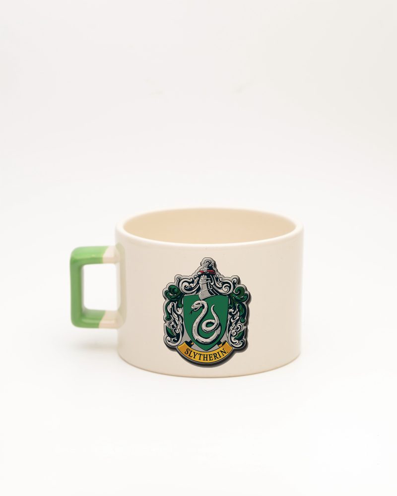 Açık Yeşil kulplu Slytherin İsimli Fincan, arka yüz