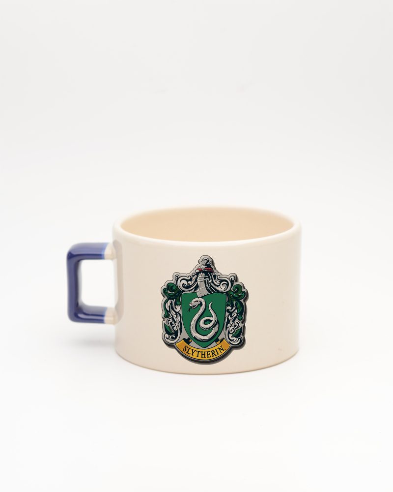 Lacivert kulplu Slytherin İsimli Fincan, arka yüz