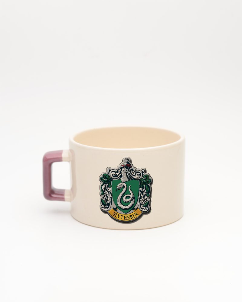 Mor kulplu Slytherin İsimli Fincan, arka yüz