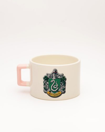 Toz Pembe kulplu Slytherin İsimli Fincan, arka yüz