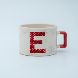 Kar Temalı Harf Fincan