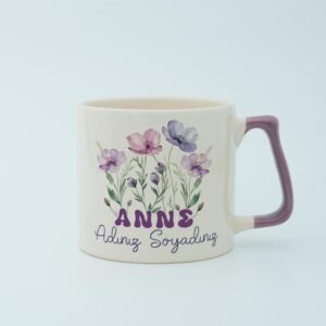 Çiçekli İsimli Anne Kupa