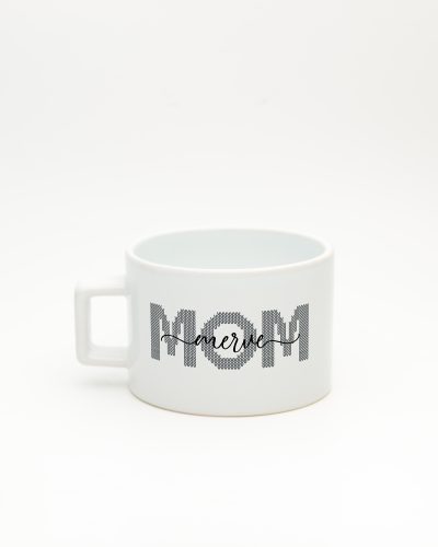 Beyaz Mom İsimli Fincan, arka yüz