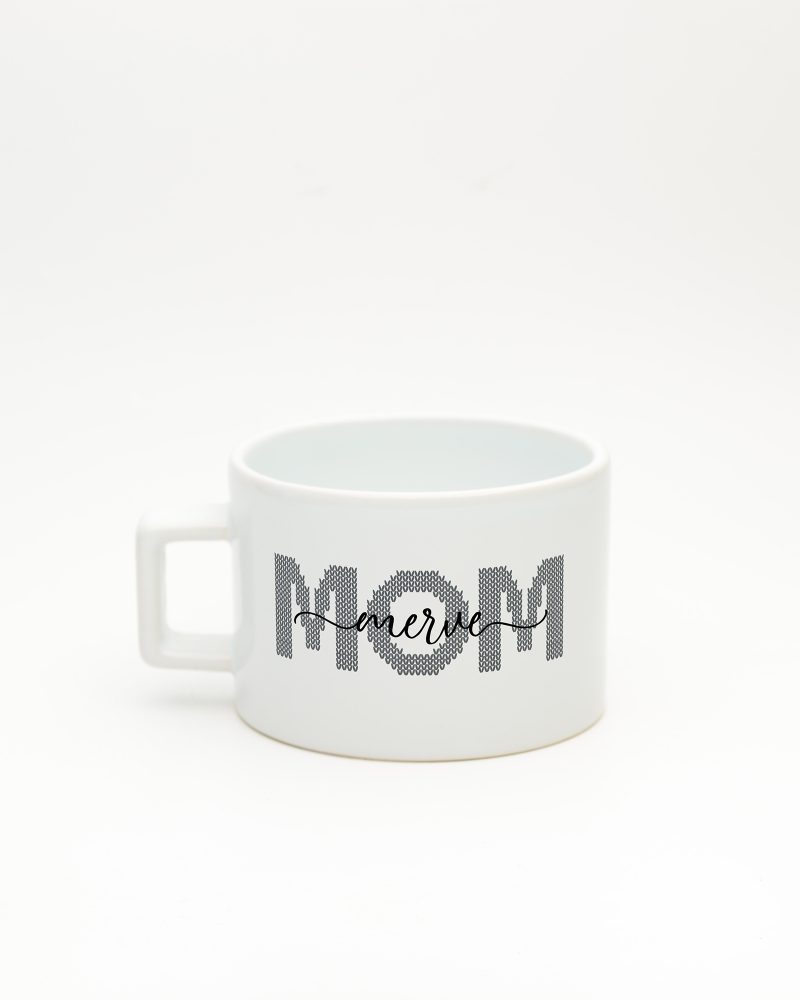 Beyaz Mom İsimli Fincan, arka yüz
