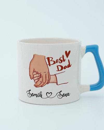 Best Dad İsimli Kupa - Görsel 3