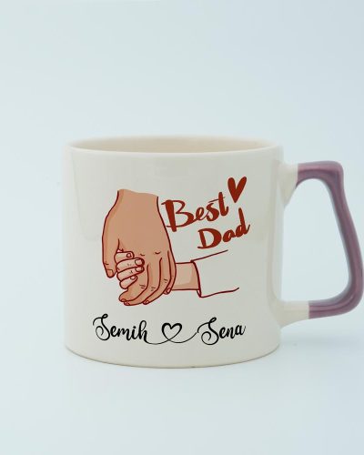 Best Dad İsimli Kupa - Görsel 4
