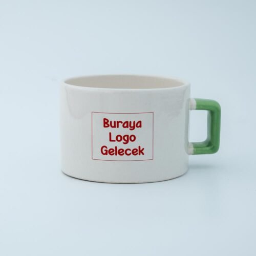 Logolu Karekulp Fincan - Görsel 10