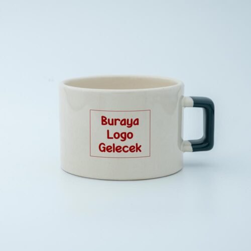 Logolu Karekulp Fincan - Görsel 3