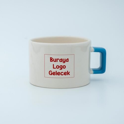 Logolu Karekulp Fincan - Görsel 5