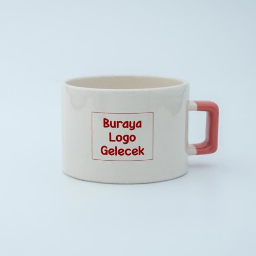 Logolu Karekulp Fincan - Görsel 7